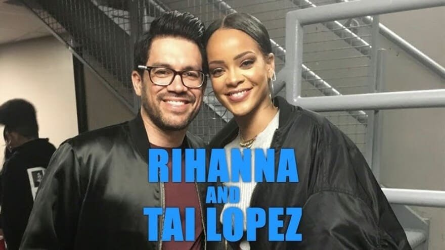 Tai Lopez with Rihanna