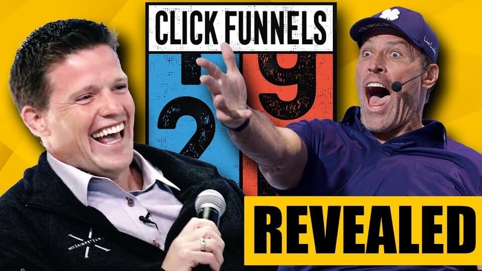 Tony Robbins usa Clickfunnels